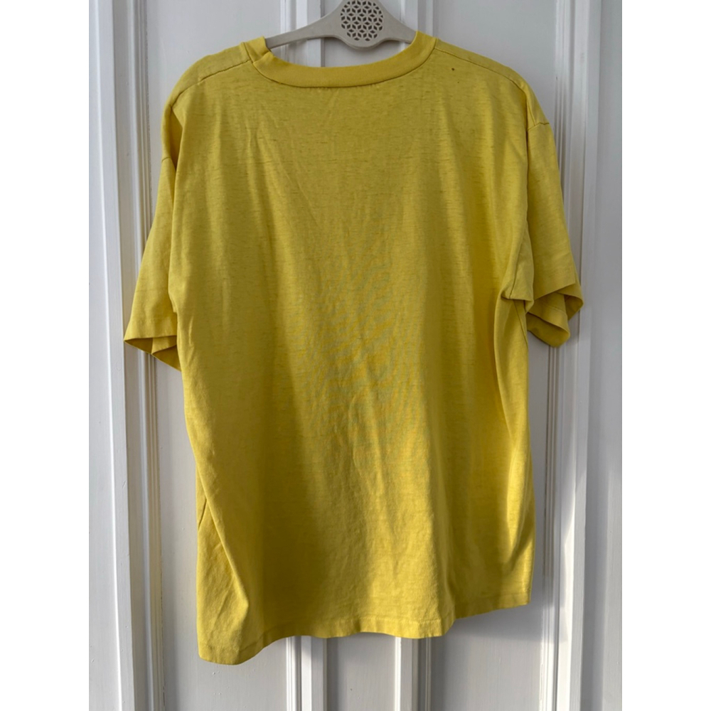 Vintage Mens Yellow Koala Graphic Unbranded Short Sleeve Tee M - Picture 2 of 3